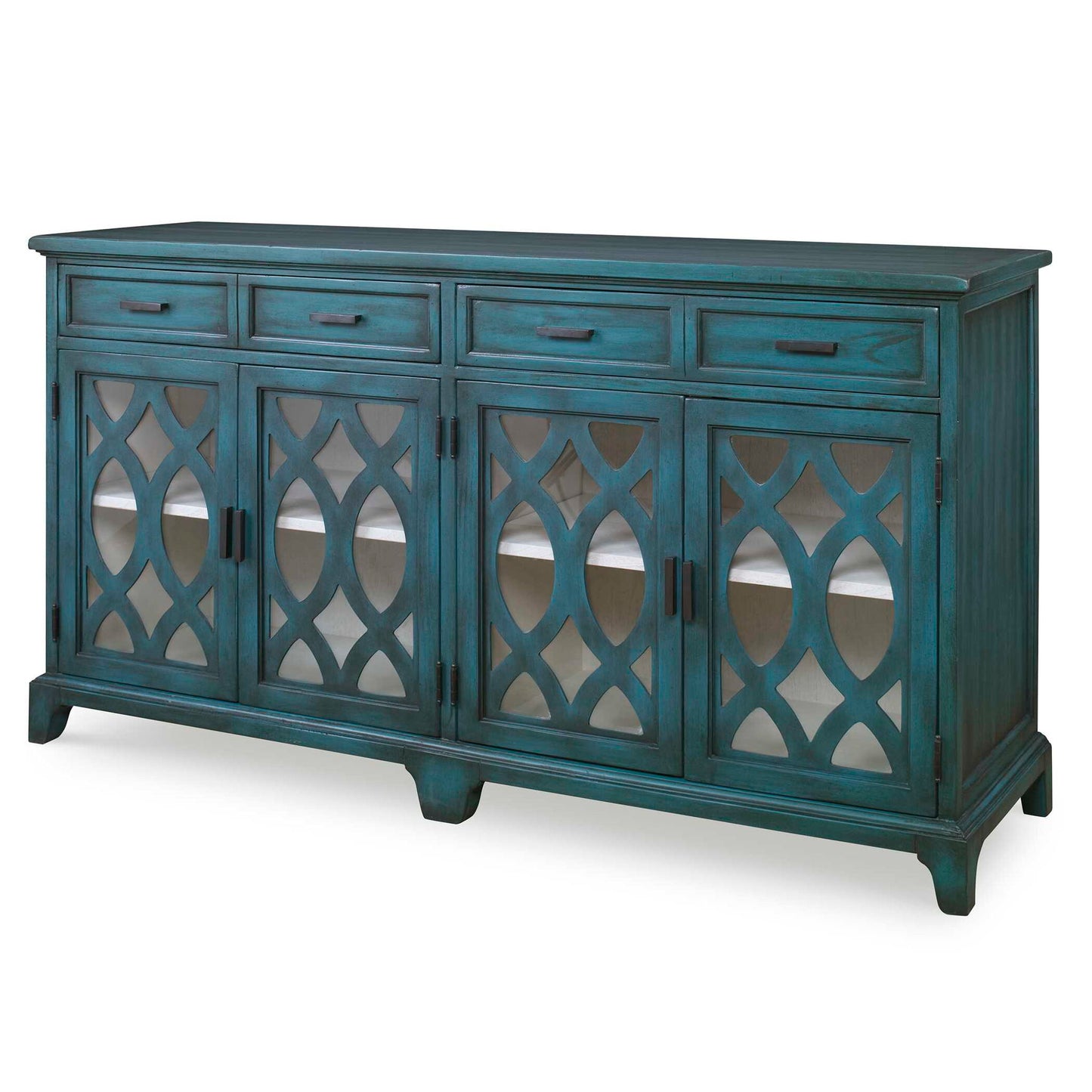 Oksana - Wooden Credenza - Green