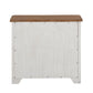 Farmhouse Reimagined - Lateral File - Antique White / Chestnut Tops
