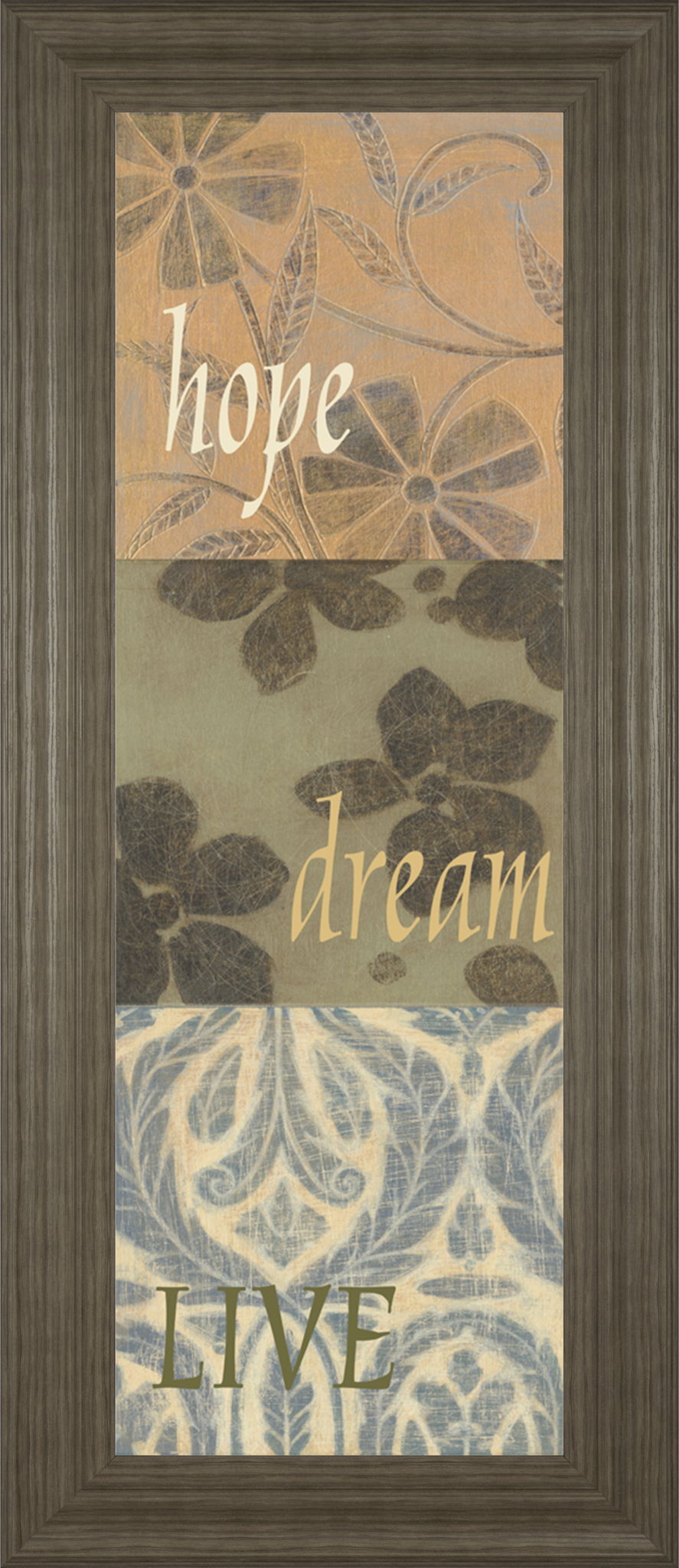 Uplift I By Vision Studio - Framed Print Wall Art - Light Brown