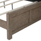 Skyview Lodge - King Panel Bed - Cobblestone
