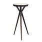 Tilton - Marble Accent Table - Black / White
