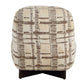 Evans - Modern Armless Accent Chair - Beige / Brown