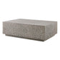 Hesston - Outdoor Concrete Coffee Table - Brown / Gray