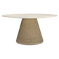 Cardoso - Indoor-Outdoor Dining Table - Brown / White / Woodtone