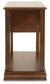 Breegin - Chair Side End Table - Removable Tray - Brown