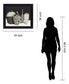 Monochrome Vessels - 28" x 34" Framed Wall Art - Dark Gray