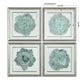 Natural Beauties - Botanical Prints (Set of 4) - Light Blue