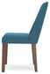 Lyncott - Dining Uph Side Chair (Set of 2) - Blue / Brown