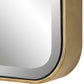 Hampshire - Square Mirror - Gold