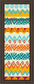 Navajo Mission Il By Nicholas Biscardi - Framed Print Wall Art - Orange