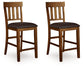 Ralene - Upholstered Barstool (Set of 2) - Medium Brown