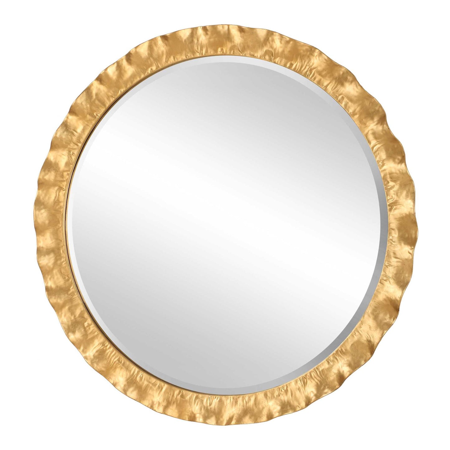 Haya - Round Mirror - Gold