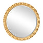 Haya - Round Mirror - Gold