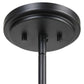 Suva - 4 Light Rope Pendant - Black