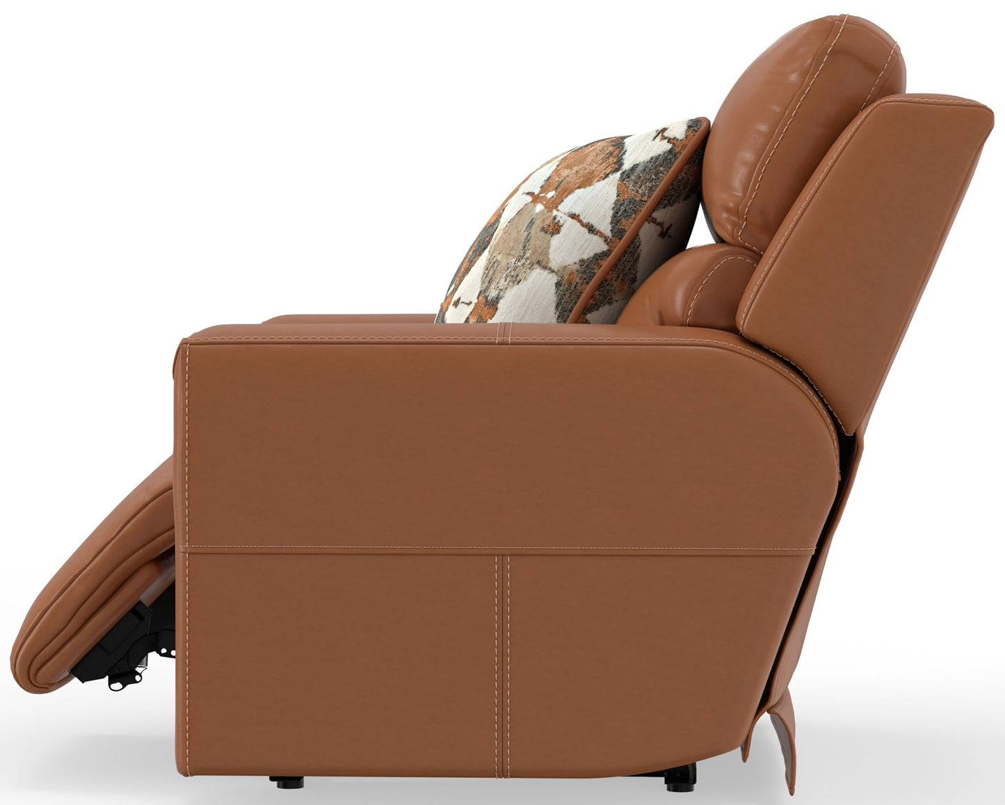 Arezzo - Power Headrest Power Lay Flat Recliner With Zero Gravity/Extended Ottoman