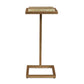 Gamora - Marble Drink Table - Gold / Green