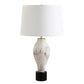 Magdaline - Rustic Table Lamp - White
