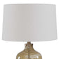 Rainer - Blown Glass Table Lamp - Brown / White