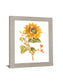 Golden Sunburst - 28" x 34" Framed Wall Art - Yellow