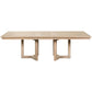 Proximity Place - Double Pedestal Table - Barley Buff