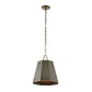 Granada - 1 Light Hexagon Pendant - Dark Gray