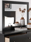 Maribel - Bedroom Mirror - Black
