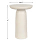 Joppa - Outdoor Accent Table - White