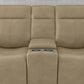 Odell - Power Reclining Loveseat With Console, Power Headrests & Lumbar - Stone
