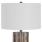 Khalio - Gun Metal Table Lamp - Dark Brown