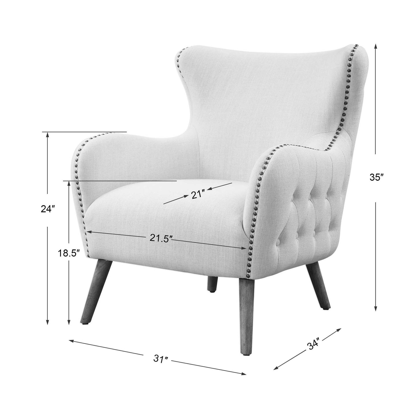 Donya - Accent Chair - Cream