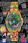 Graffiti Luxe Watch - 32" x 48" Framed Wall Art - Gold