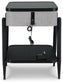 Jorvalee - Accent Table with Speaker - Gray / Black