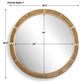 Heart Of Gold - Round Mirror - Brass / Gold