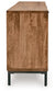 Dorannby - Accent Cabinet - Black / Brown