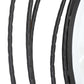 Whirlwind - Round Mirror - Black