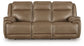Glencroft - Power Reclining Sofa With Adjustable Headrest - Sahara
