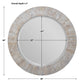 Repose - Round Mirror - Whitewash