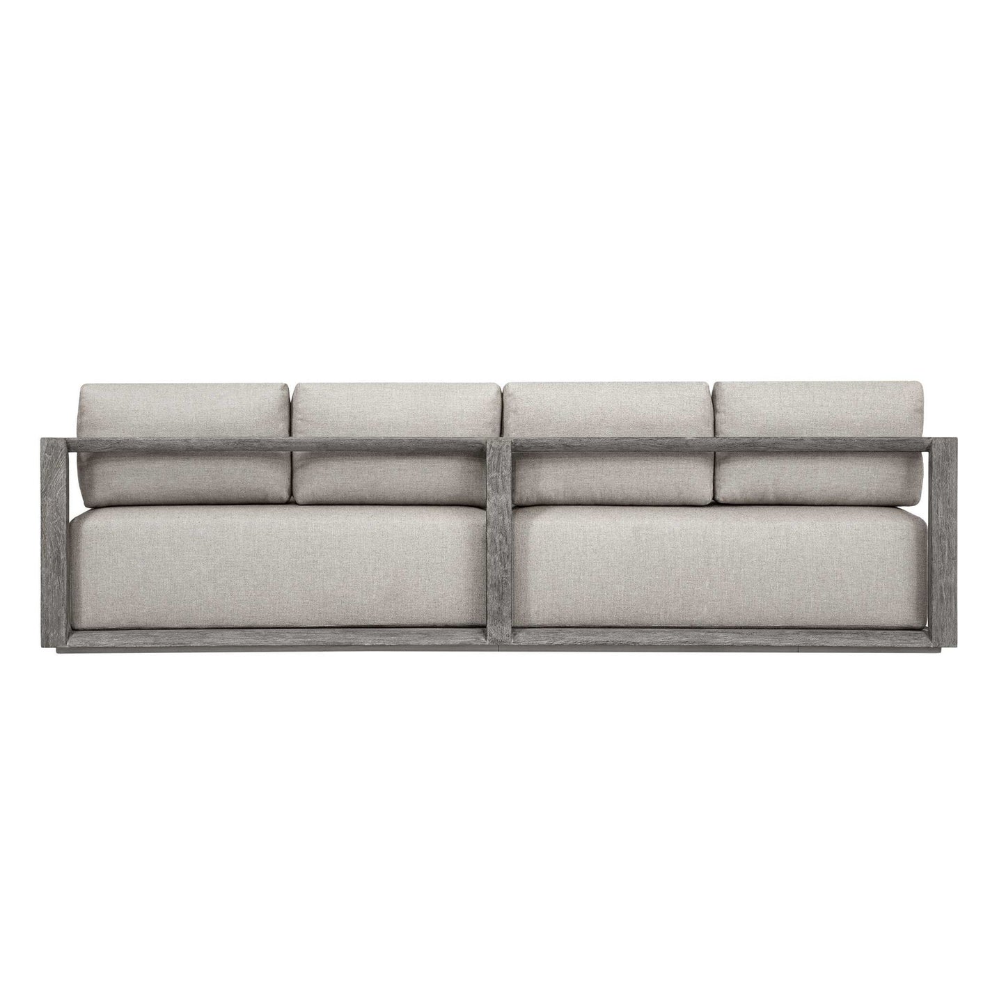 Remsen - Outdoor Large Sofa - Weathered Gray / Dove