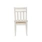 Summerville - Slat Back Side Chair - Soft White Wash / Wirebrushed Gray
