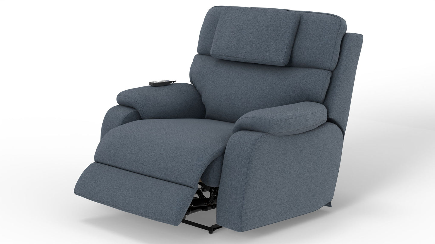 Dreamtime - 48" Power Headrest Power Lay Flat Recliner With CR3 Heat/Massage/Zero Gravity
