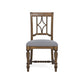 Plymouth - Uph Dining Chair - Medium Brown Finish