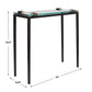 Averona - Glass Top Accent Table - Bronze