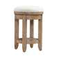 Millstone - Upholstered Console Swivel Stool - Nutmeg