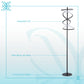 "Helix Radiance" LED Metal Floor Lamp - Matte Black