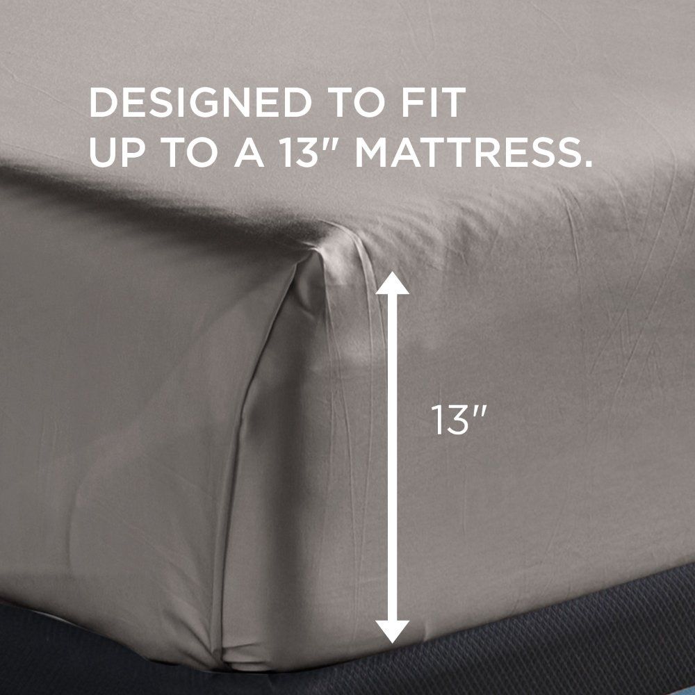 Tempur-Adapt - Tempur-Adapt Luxe Egyptian Cotton Sheets - Graphite