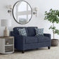 Jay - Fabric Stationary Loveseat