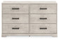 Shawburn - Six Drawer Dresser - Gray