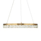 Segovia - Round Crystal LED Chandelier - Gold