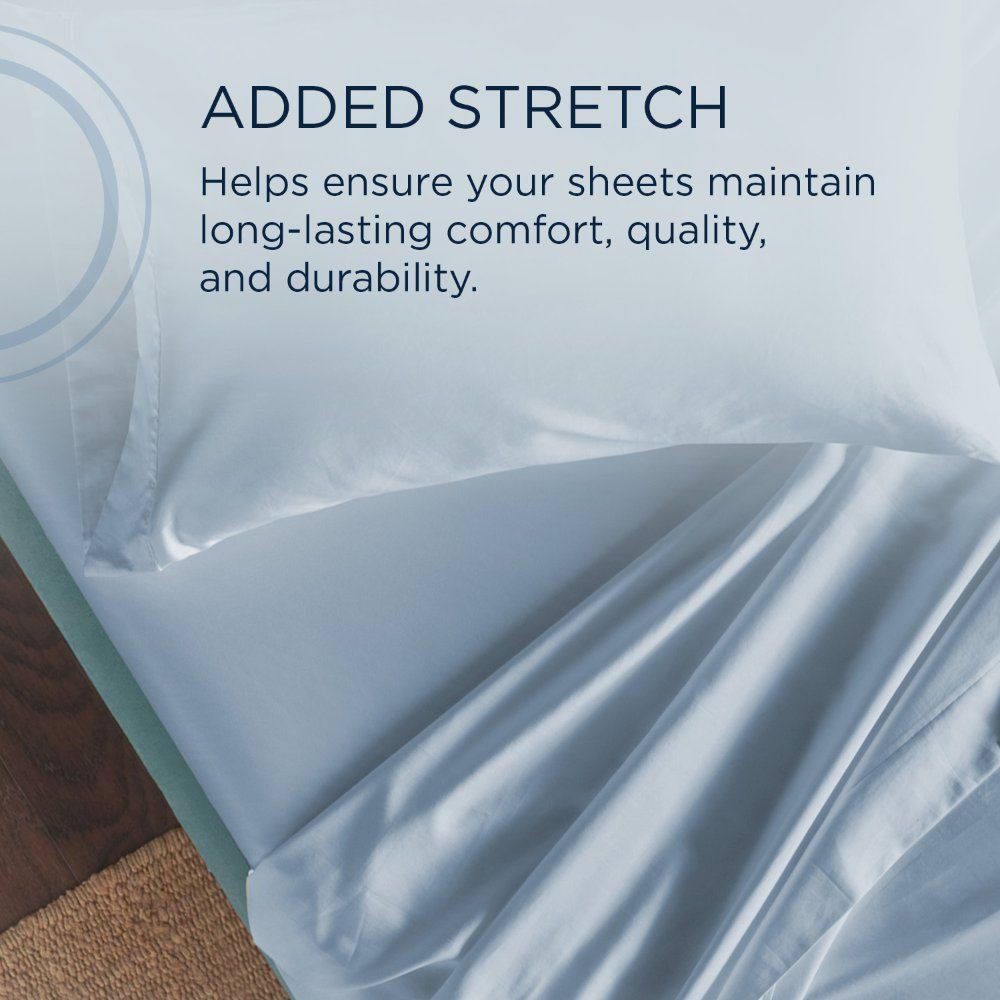 Linens - Tempur Classic Cotton Sheet Set - Sleepy Blue
