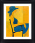 Golden Leisure - 28" x 34" Framed Wall Art - Yellow